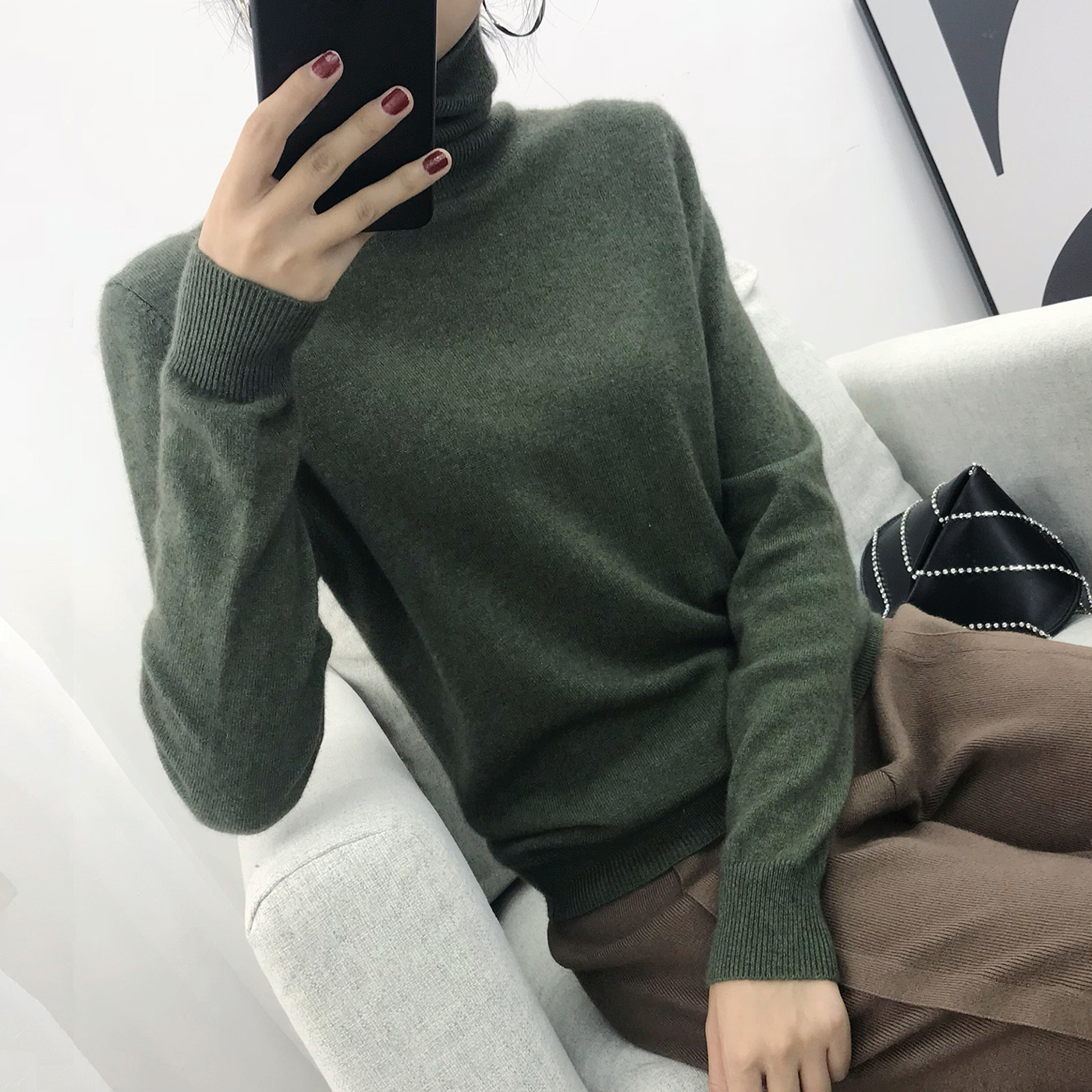 2019 Cashmere Sweater Women Turtleneck Women' Knitted Turtleneck Winter Cashmere Sweater For Women Warm Sweaters Female
2019 Cashmere Sweater Women Turtleneck Women' Knitted Turtleneck Winter Cashmere Sweater For Women Warm Sweaters Female