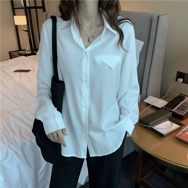 HziriP Autumn Women Brief Fresh High Quality Stylish Free Loose All-Match Vintage Solid Female Casual Office Lady Basic Shirts, Khaki
HziriP Autumn Women Brief Fresh High Quality Stylish Free Loose All-Match Vintage Solid Female Casual Office Lady Basic Shirts, Khaki
