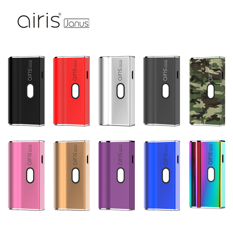 Airis Janus Battery With 650mah Battery Preheat Function Variable Voltage Fit Both Pods & 510 Thread Thick Oil Tank Together 100% Original
Airis Janus Battery With 650mah Battery Preheat Function Variable Voltage Fit Both Pods & 510 Thread Thick Oil Tank Together 100% Original