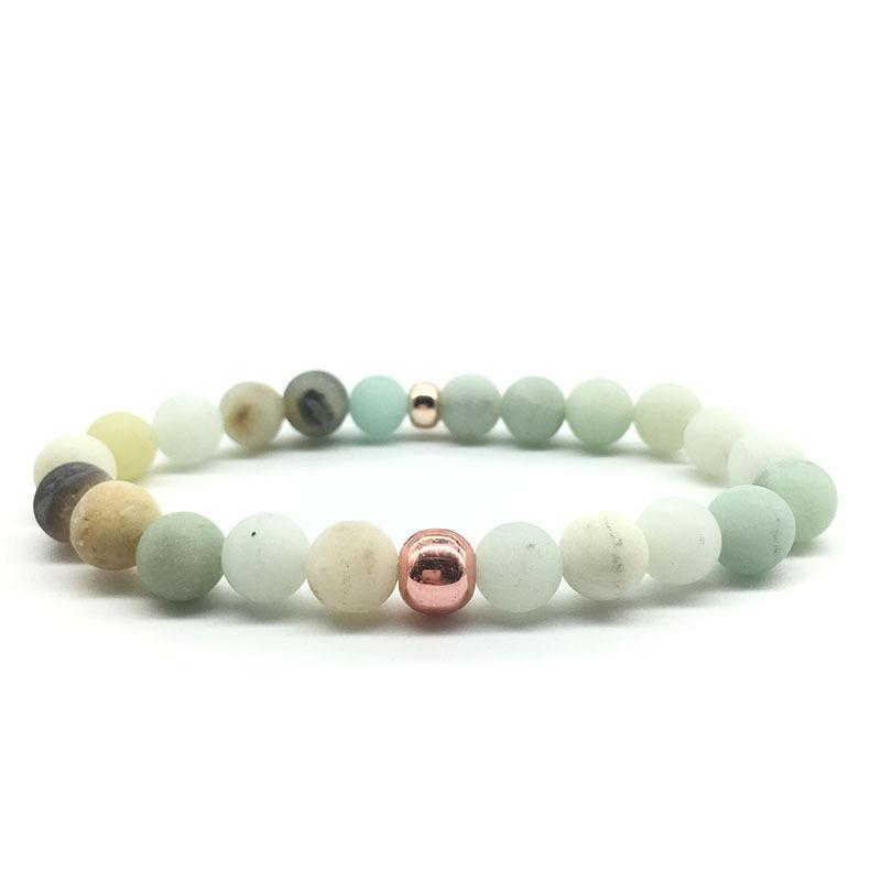 Natural Stone Bracelets Amazon Frosted Bead Amazonite Bracelet Mala Beads Pulsera Reiki novel Jewelry for Women Men Beaded Bracelets
Natural Stone Bracelets Amazon Frosted Bead Amazonite Bracelet Mala Beads Pulsera Reiki novel Jewelry for Women Men Beaded Bracelets