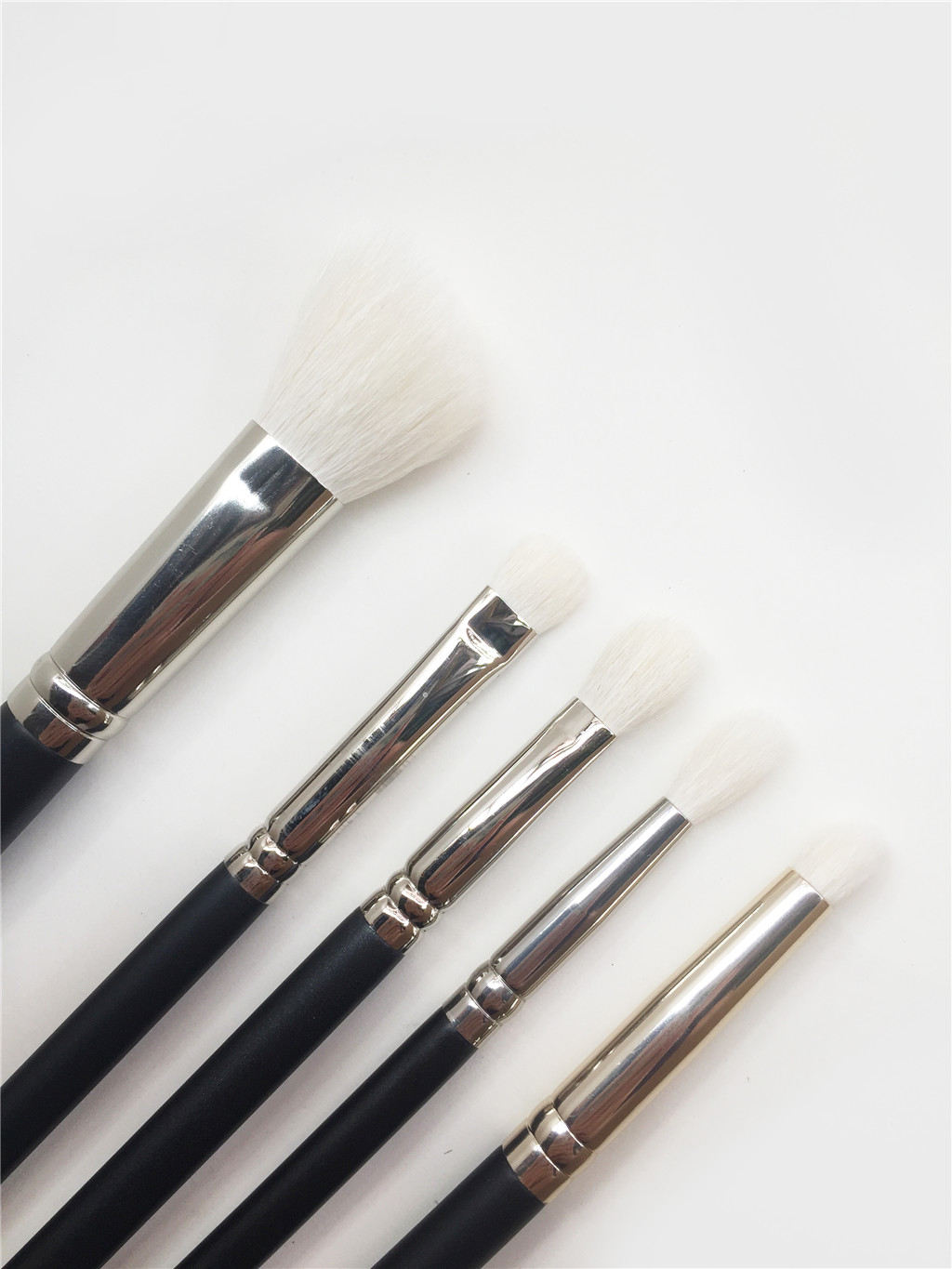 New White Goat Hair Brushes - 221 219 239 217 168 EyeShadow Blush Contour Blending Beauty makeup brushes
