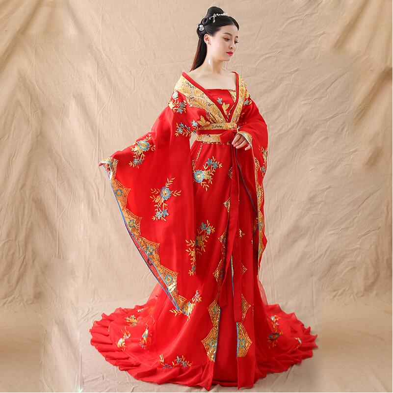 Han Tang Song Ming Dynasty costume Ancient Chinese Hanfu Outfit Fairy Deluxe Classical Royal Court Princess Adult Dress Improve Hanfu