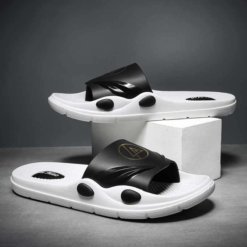 Slippers male han edition new lazy summer fashion trend in outer wear a word procrastinates antiskid cool slippers sandals, Black
Slippers male han edition new lazy summer fashion trend in outer wear a word procrastinates antiskid cool slippers sandals, Black
