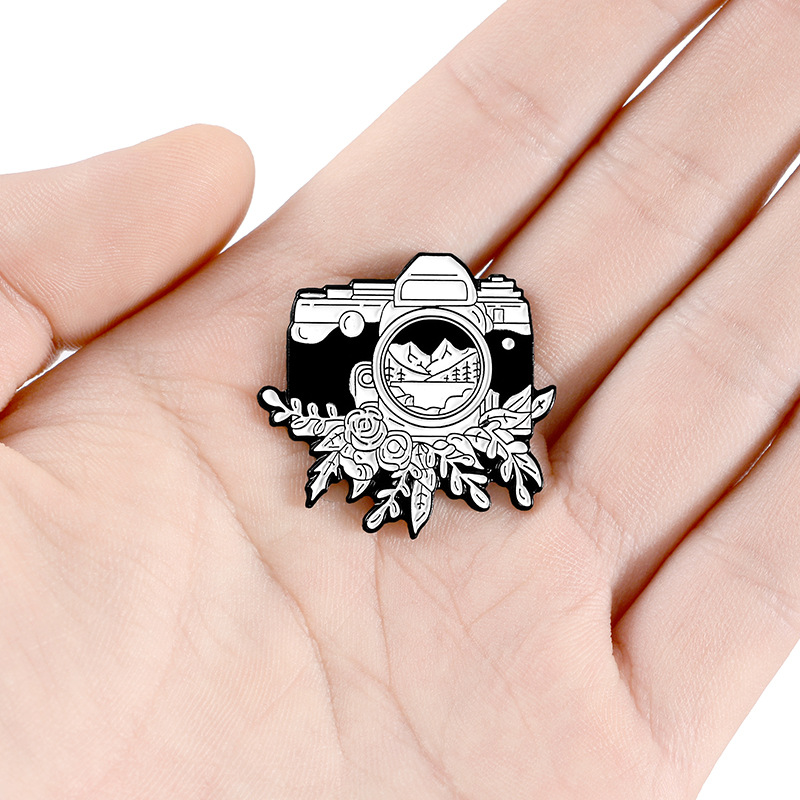 Painting Camera Enamel Pin Mountain Forest Flower leaf Adventure Enamel Pins Button Badge Backpack Photography And Kids Badge Gifts, Gray
Painting Camera Enamel Pin Mountain Forest Flower leaf Adventure Enamel Pins Button Badge Backpack Photography And Kids Badge Gifts, Gray