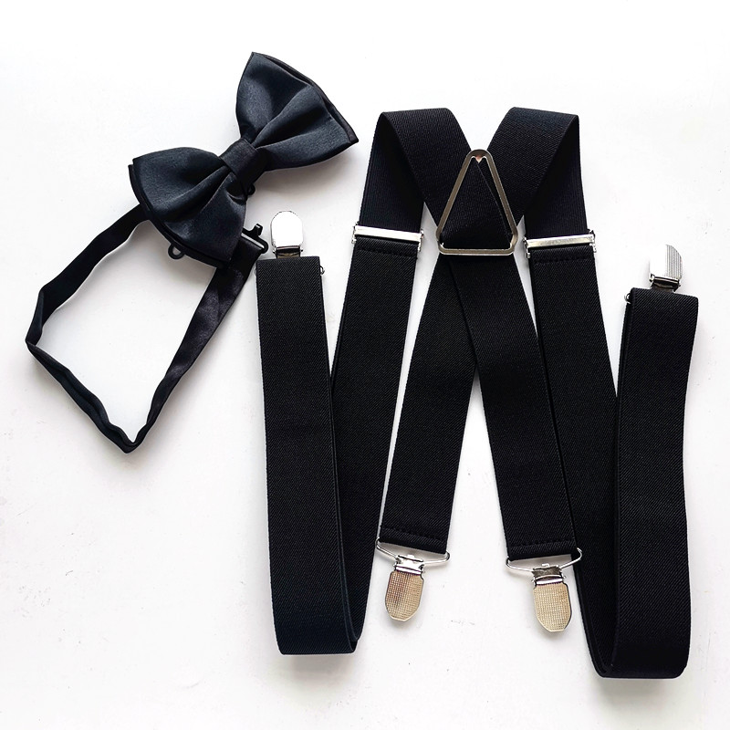 100 cm 120 cm 140 Plus Size Adult Black Suspender Butterfly Bow tie Adjustable Suspenders Neck tie set Wedding LB054
100 cm 120 cm 140 Plus Size Adult Black Suspender Butterfly Bow tie Adjustable Suspenders Neck tie set Wedding LB054