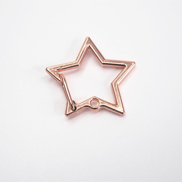 High Quality Metal Swivel Lobster Clasp Snap Hook Star Heart Shape DIY Keychain Jewelry Findings Car Keyring Accessories