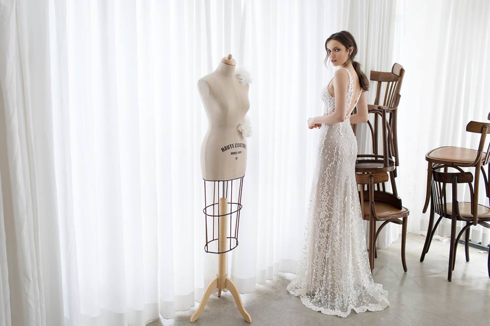 Asaf Dadush Mermaid Wedding Dresses V Neck Illusion Bodice Lace Applique Plus Size Beach Wedding Dress Backless Sexy Bridal Gowns Customize