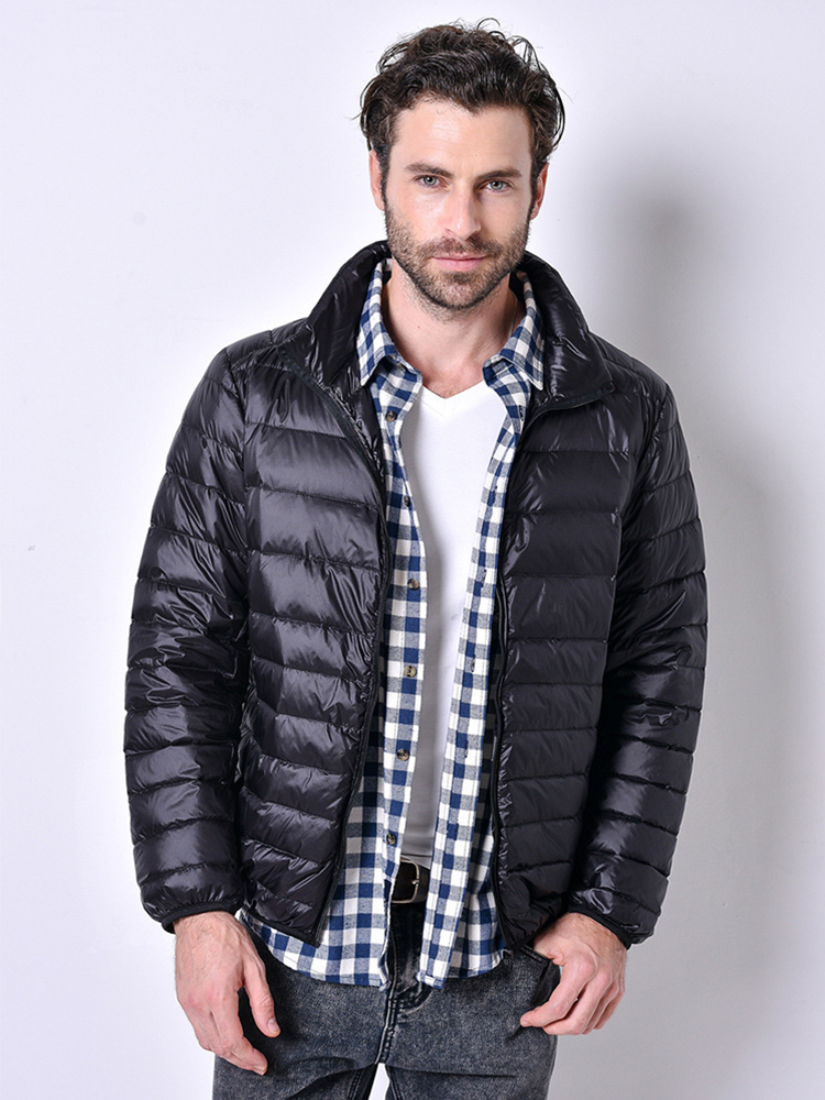 2019 Winter Men's Ultra Light Down Coat Slim Clothes Fashion Casual Stand Collar Warm White Duck Down Jacket Male Clothing -5XL, Black
2019 Winter Men's Ultra Light Down Coat Slim Clothes Fashion Casual Stand Collar Warm White Duck Down Jacket Male Clothing -5XL, Black