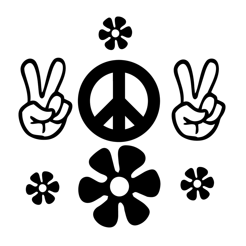 15*14.7cm Hippie Peace Sign Love Flower Car Sticker New Style Hot Motorcycle SUVs Bumper Car Window Laptop Car Stylings, Color
15*14.7cm Hippie Peace Sign Love Flower Car Sticker New Style Hot Motorcycle SUVs Bumper Car Window Laptop Car Stylings, Color