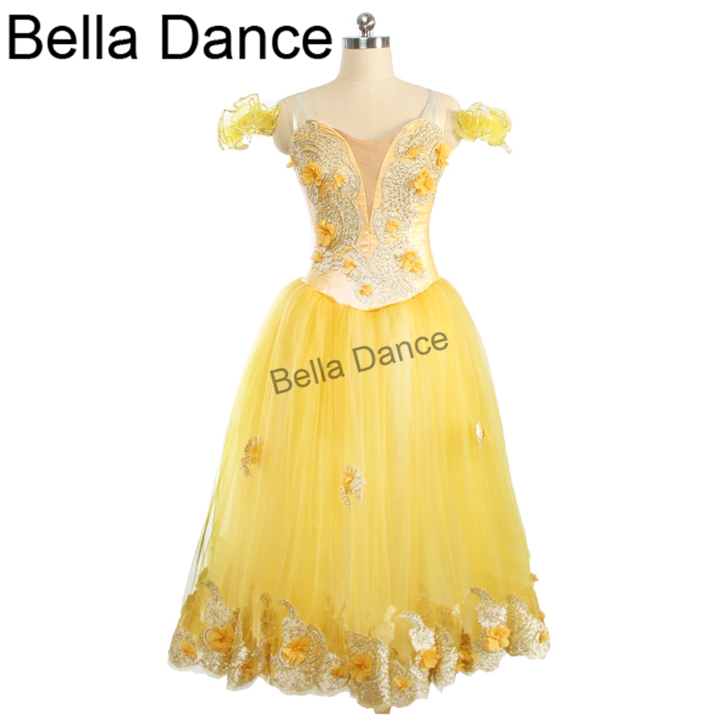 Women Romantic Sugar Plum Fairy Yellow Ballet Tutu Long Dress Skirts Adult Professional Stage Ballerina Tutu Dress GirlsBT9167
Women Romantic Sugar Plum Fairy Yellow Ballet Tutu Long Dress Skirts Adult Professional Stage Ballerina Tutu Dress GirlsBT9167