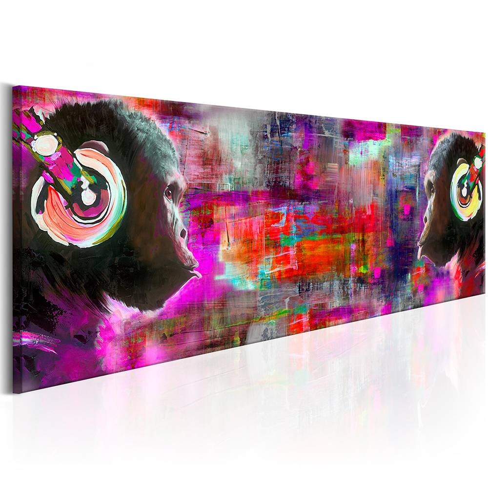Art Monkeys Canvas Painting Living Room Home Decor Wall Painting Modern Thinking Orangutan Animal Picture Decorative No Frame