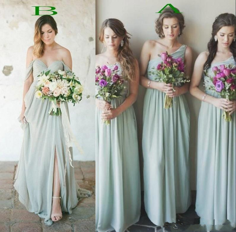 Country Boho Style Chiffon Bridesmaids Dresses A Line Pleats Long Wedding Guest Party Evening Prom Gowns
Country Boho Style Chiffon Bridesmaids Dresses A Line Pleats Long Wedding Guest Party Evening Prom Gowns