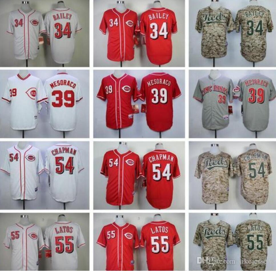 2020 men women kids 34 Homer Bailey 39 Devin Mesoraco 54 Aroldis Chapman 55 Matt Latos Stitched Cincinnati baseball Jersey, As shown in illustration
2020 men women kids 34 Homer Bailey 39 Devin Mesoraco 54 Aroldis Chapman 55 Matt Latos Stitched Cincinnati baseball Jersey, As shown in illustration