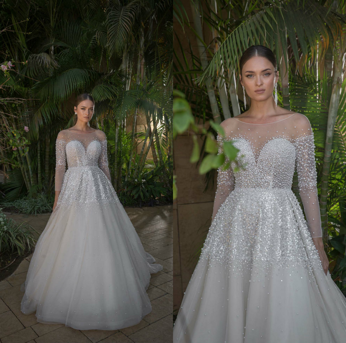 2021 New Wedding Dresses Scoop Neck Long Sleeves Lace Beads Sequain Bridal Gowns Custom Made Sweep Train Designer A-Line Wedding Dress, Gold
2021 New Wedding Dresses Scoop Neck Long Sleeves Lace Beads Sequain Bridal Gowns Custom Made Sweep Train Designer A-Line Wedding Dress, Gold