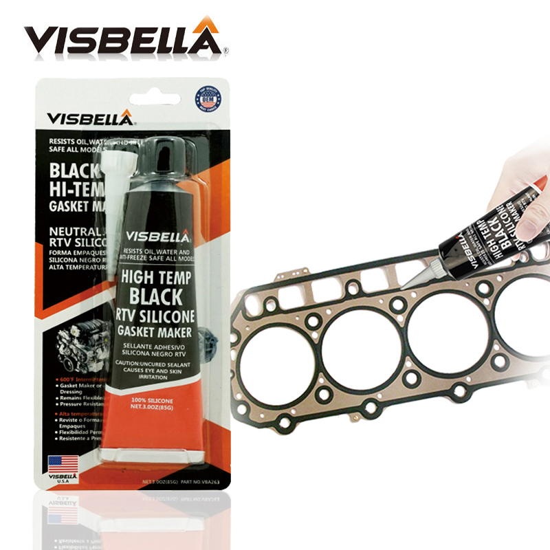 VISBELLA 85g RTV Silicone Industrial Strong Adhesive High Temperature Sealant Silicone Rubber Gasket Maker Electric Repair Glue
VISBELLA 85g RTV Silicone Industrial Strong Adhesive High Temperature Sealant Silicone Rubber Gasket Maker Electric Repair Glue