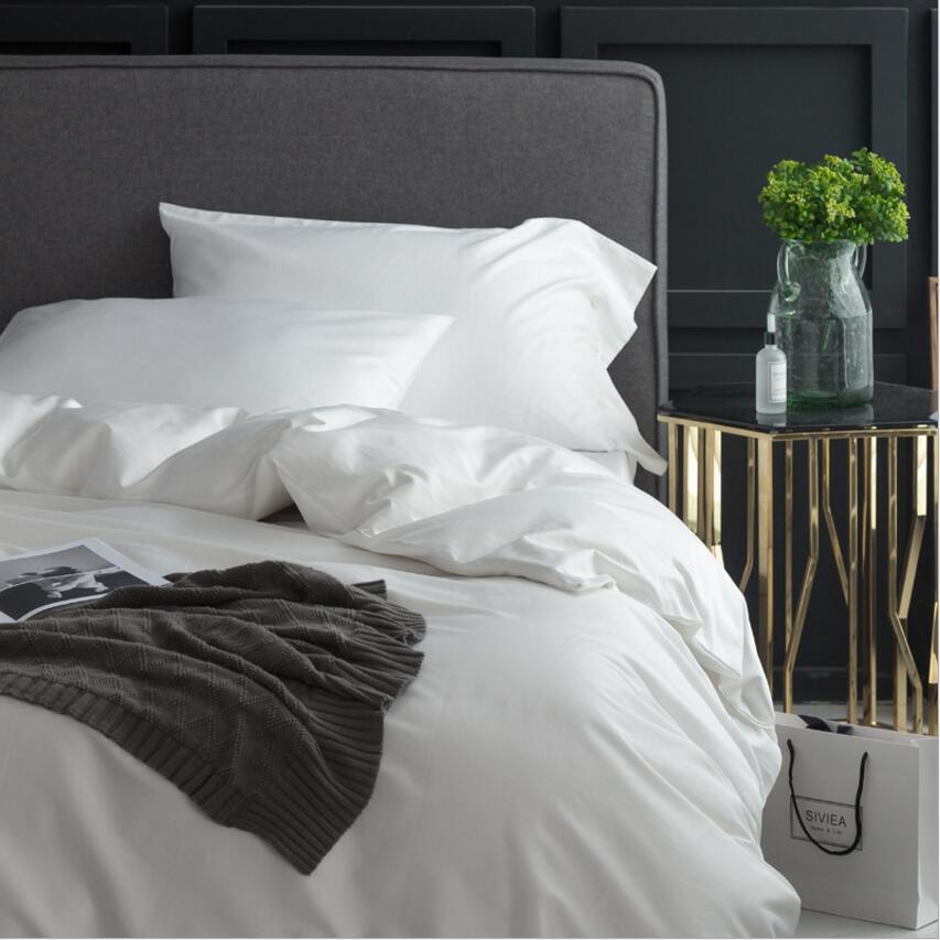 Home Textile 100% Cotton Pure White Duvet cover set King size 4Pcs Hotel Bed set Brief Bedding sets bedsheet pillowcases
Home Textile 100% Cotton Pure White Duvet cover set King size 4Pcs Hotel Bed set Brief Bedding sets bedsheet pillowcases