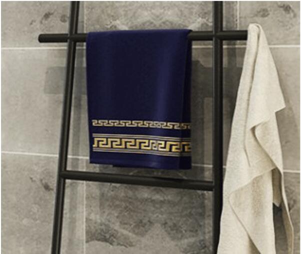 Ladder decoration Bathroom Shelves towel hanger Nordic landing art perforated free metal simple coat rack