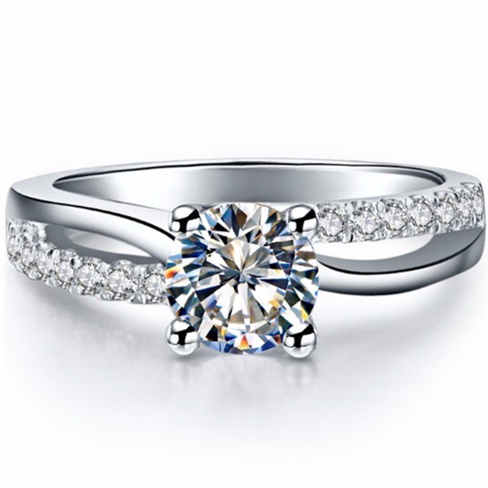 Test Positive Moissanite Jewelry 4Prongs Ring 0.6CT Lab Grown Diamonds Engagement Ring Moissanite Real Sterling Silver Jewelry
Test Positive Moissanite Jewelry 4Prongs Ring 0.6CT Lab Grown Diamonds Engagement Ring Moissanite Real Sterling Silver Jewelry