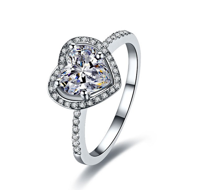 Cluster Rings 2Ct Romantic Women Pure Silver Heart Excellent Cut Geniune 925 Sterling Ring Eternel Promise
Cluster Rings 2Ct Romantic Women Pure Silver Heart Excellent Cut Geniune 925 Sterling Ring Eternel Promise