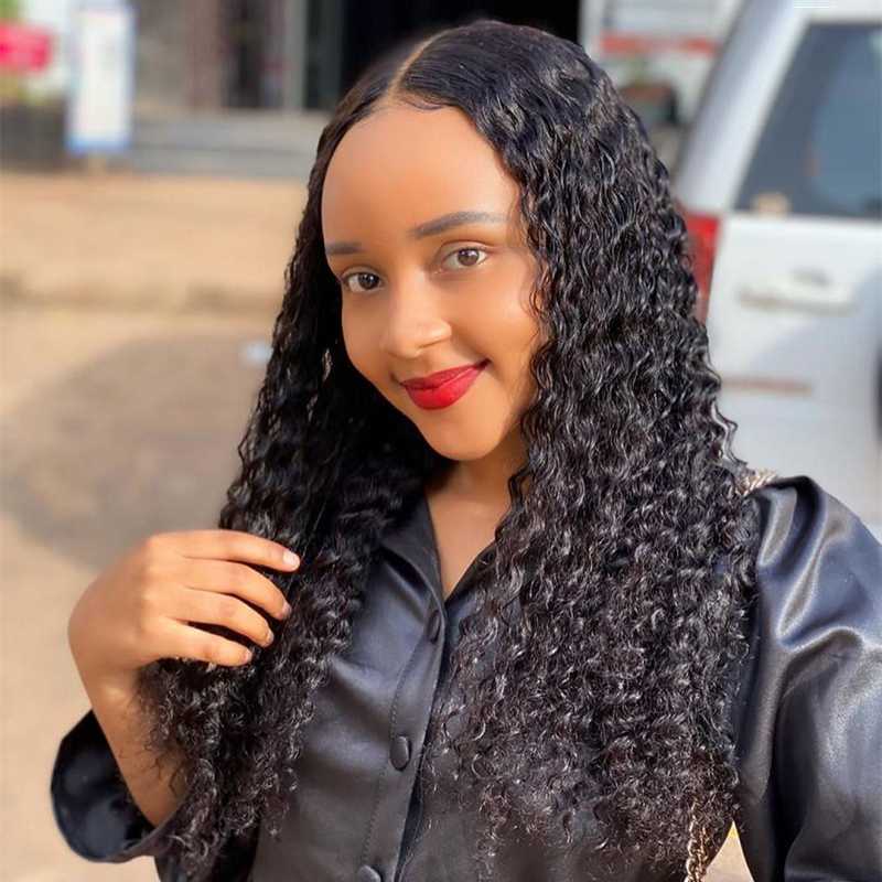 Brazilian Water Wave Wig For Black Women Curly Human Hair Wigs Pre Plucked Natural Long Remy Deep Part Front Lace Part Wig, As pic
Brazilian Water Wave Wig For Black Women Curly Human Hair Wigs Pre Plucked Natural Long Remy Deep Part Front Lace Part Wig, As pic