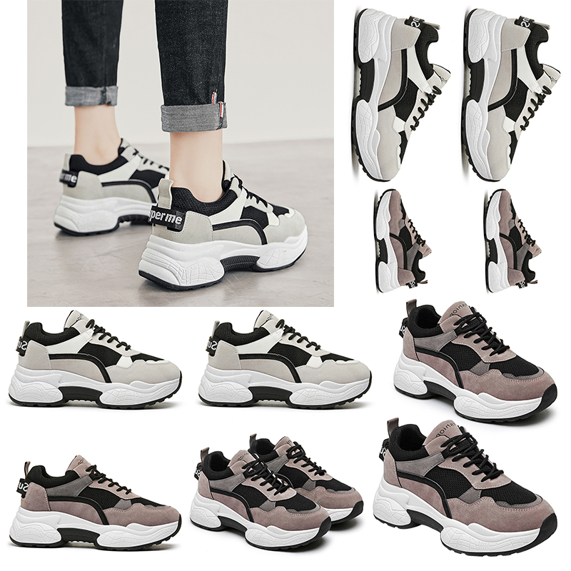 size 35-40 for women running shoes triple grey black browm white mesh comfortable breathable trainer fashion designer sneakers, A1
size 35-40 for women running shoes triple grey black browm white mesh comfortable breathable trainer fashion designer sneakers, A1