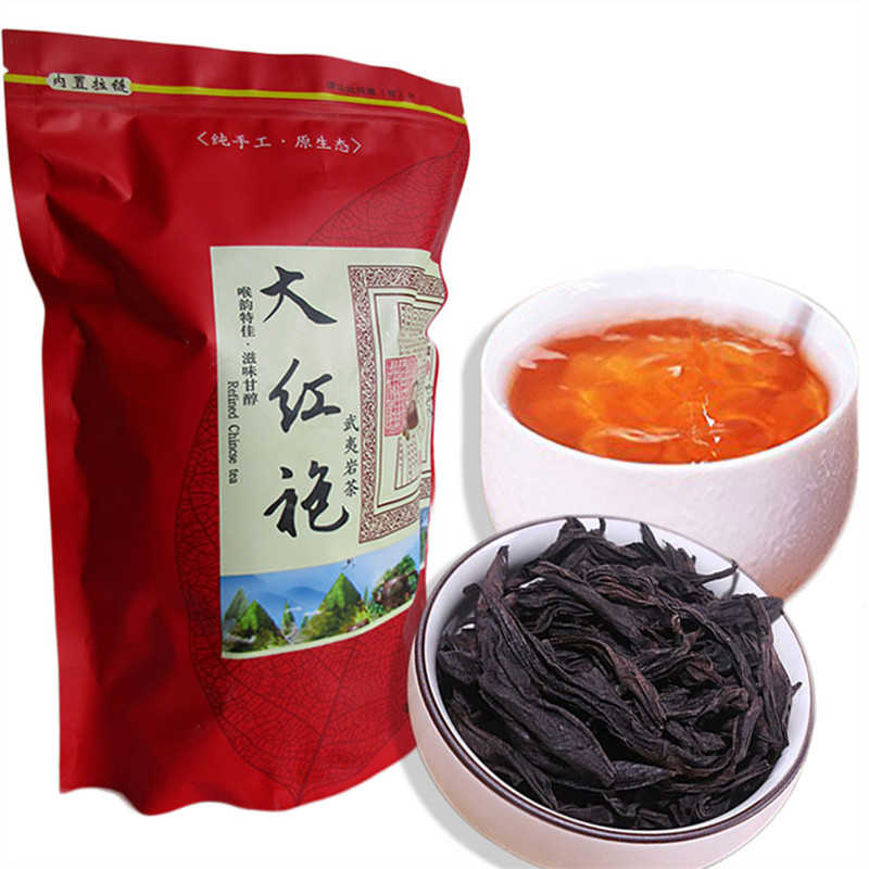 250g Chinese Organic Black Tea Dahongpao Big Red Robe oolong Tea New Cooked Tea Green Food Sealing strip packaging Promotion
250g Chinese Organic Black Tea Dahongpao Big Red Robe oolong Tea New Cooked Tea Green Food Sealing strip packaging Promotion