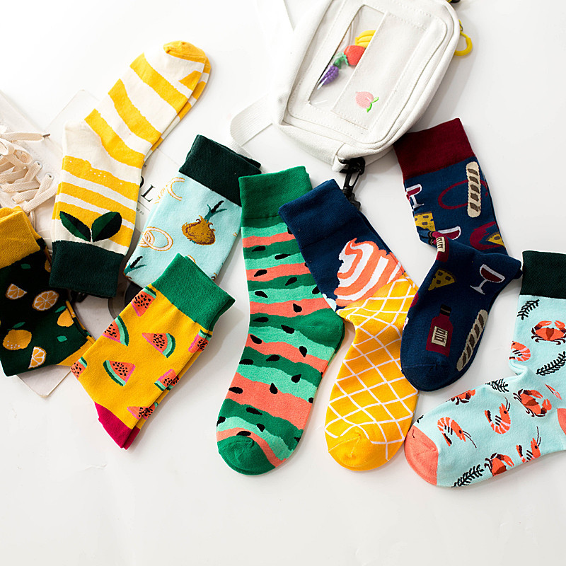 Cute Women Socks Icecream Lemon Painting Seafood Onion Watermelon Harajuku Kawaii Happy Socks Girl Gift Print Funny INS, Icecream socks
Cute Women Socks Icecream Lemon Painting Seafood Onion Watermelon Harajuku Kawaii Happy Socks Girl Gift Print Funny INS, Icecream socks