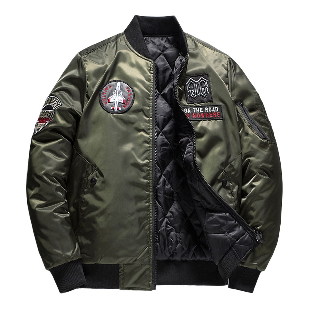 Men's Winter Warm Casual Fashion Pure Color Jacket Zipper Outwear Coat Tops winter jacket men chaquetas hombre