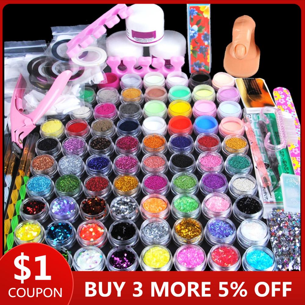 78pcs Nail Acrylic Powder Glitter Manicure Set For Nail Art Kit Gems Decoration Crystal Rhinestone Brush Tools Kit For Manicure
78pcs Nail Acrylic Powder Glitter Manicure Set For Nail Art Kit Gems Decoration Crystal Rhinestone Brush Tools Kit For Manicure
