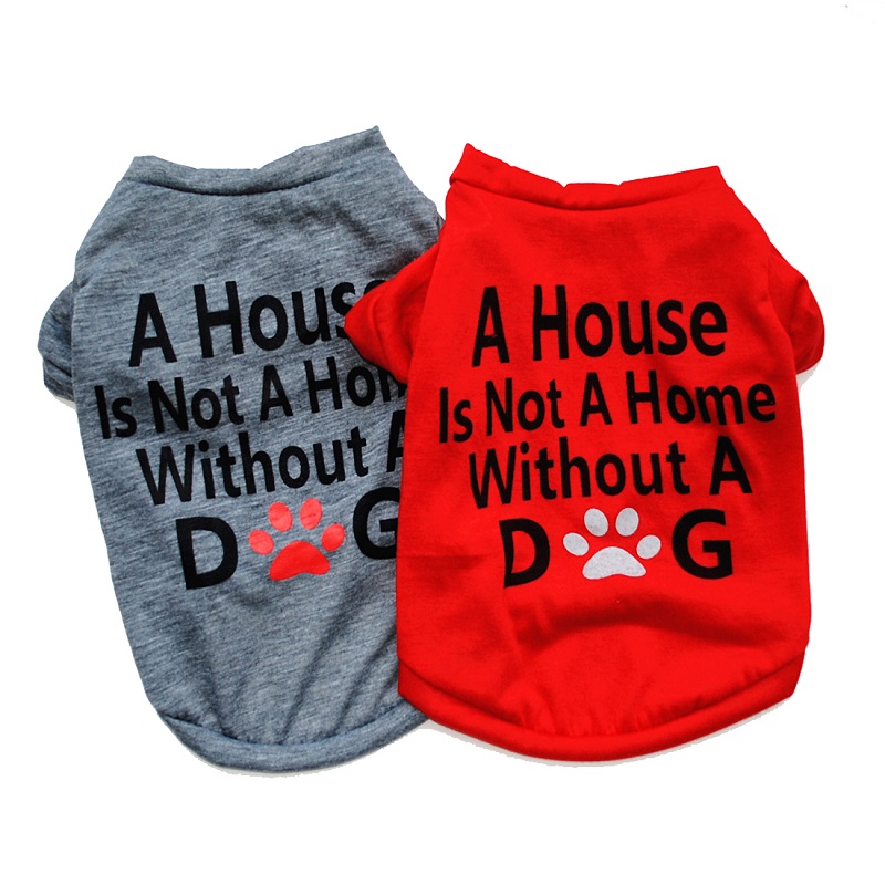 Fashion Pet Supply Dog Clothe Puppy Cotton tshirt Cat Dog Clothes T Shirt 2 Colors 4 Sizes, As picture
Fashion Pet Supply Dog Clothe Puppy Cotton tshirt Cat Dog Clothes T Shirt 2 Colors 4 Sizes, As picture