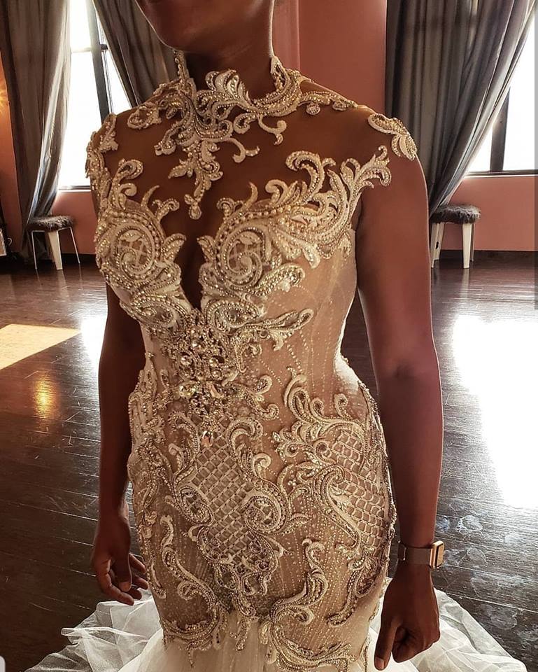 2020 Arabic Aso Ebi Luxurious Mermaid Sexy Wedding Dresses Lace Beaded Crystals Bridal Dresses Vintage Illusion Wedding Gowns ZJ356