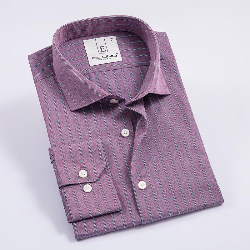 High quality Mens Business Casual Long Sleeved Shirt Classic Striped Male Social Dress Shirts Purple Blue, E134-2
High quality Mens Business Casual Long Sleeved Shirt Classic Striped Male Social Dress Shirts Purple Blue, E134-2