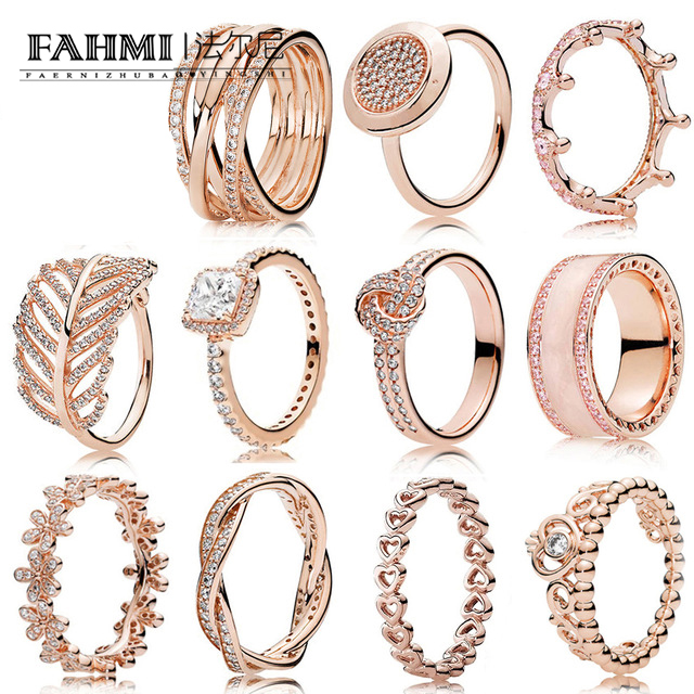 FAHMI 100% 925 Sterling Silver 1:1 Charm Rose Gold Magic Crown Daisy Ring Feather Leaves Heart Shaped Geometric Round Sign Ring Charming
FAHMI 100% 925 Sterling Silver 1:1 Charm Rose Gold Magic Crown Daisy Ring Feather Leaves Heart Shaped Geometric Round Sign Ring Charming