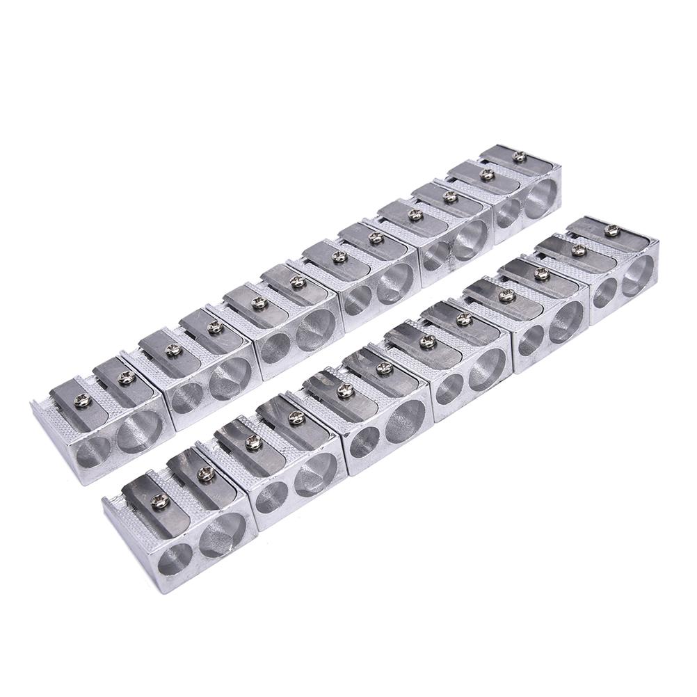 Sliver Hand Metal Pencil Sharpener Metal Drawing Writing Learning Tools School Accessory