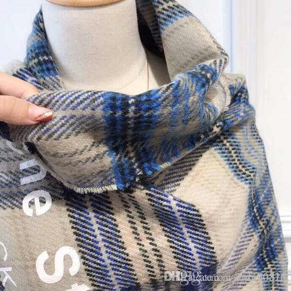 Plaid patterns ACNE Echarpe Scarf Unisex 2018 Female Male Canada Wool Cashmere Scarf Pashmina Classic plaid winter scar, Blue;gray
Plaid patterns ACNE Echarpe Scarf Unisex 2018 Female Male Canada Wool Cashmere Scarf Pashmina Classic plaid winter scar, Blue;gray