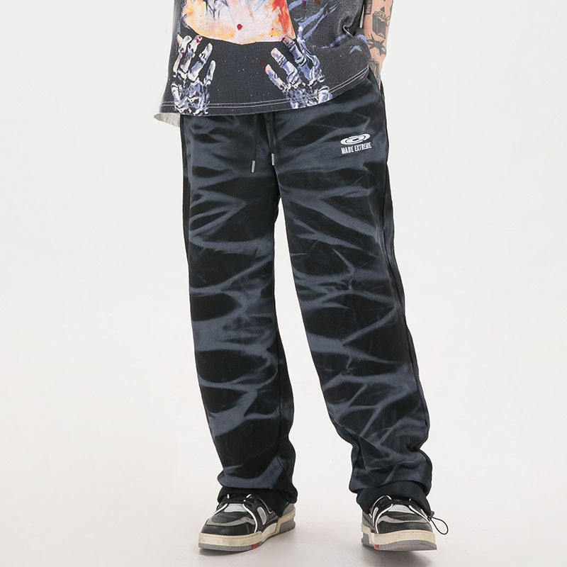 EWQ / men's wear Tie-dye loose casual pants 2020 spring summer new tide hip-hop high street thin Sweatpants elastic waist 9Y1743, Black
EWQ / men's wear Tie-dye loose casual pants 2020 spring summer new tide hip-hop high street thin Sweatpants elastic waist 9Y1743, Black