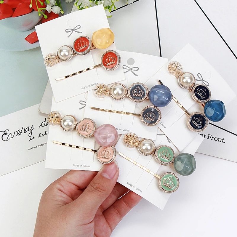 European USA Hot Selling Pearl Crystal Hair Pins for Women Girls 2 pcs Fashion Baroque Vintage Hair Clips
European USA Hot Selling Pearl Crystal Hair Pins for Women Girls 2 pcs Fashion Baroque Vintage Hair Clips