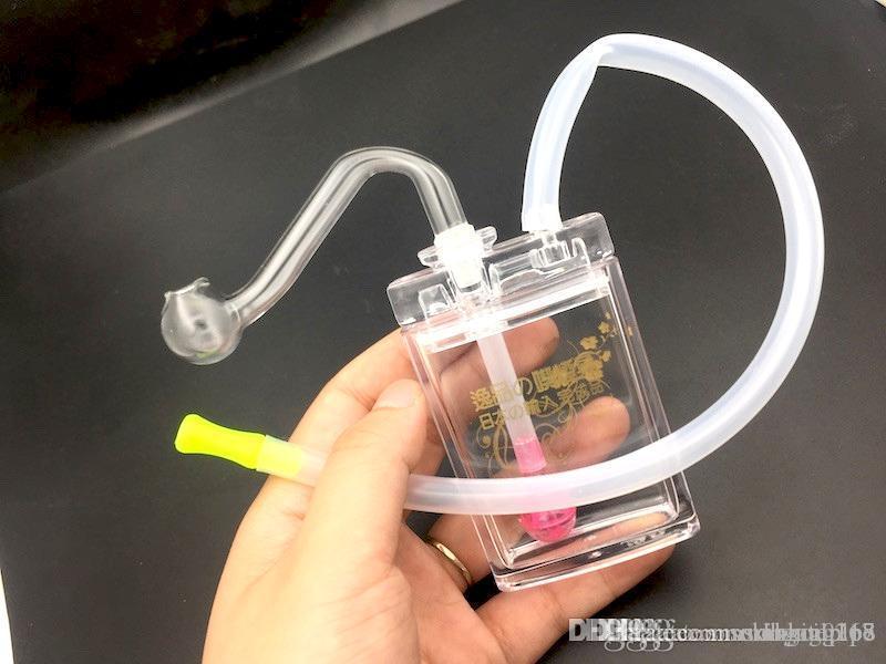 Square shape 10mm Mini plastic Oil Burner Water Bong for dab rigs Bongs Ash Catcher Hookah Smoking water pipe with silicone hose
Square shape 10mm Mini plastic Oil Burner Water Bong for dab rigs Bongs Ash Catcher Hookah Smoking water pipe with silicone hose
