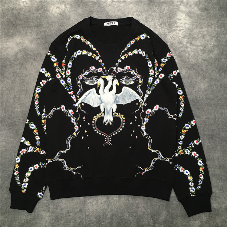 19ss France Italy New Hot Fashion paris Three-headed bird print pullover Cotton men women Mens Hoodies Sweatshirts 98, White
19ss France Italy New Hot Fashion paris Three-headed bird print pullover Cotton men women Mens Hoodies Sweatshirts 98, White
