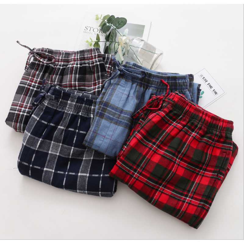 2020 Spring Autumn Men 100%Cotton sleep bottoms Male plus size nighty trousers Men Casual loosen Plaid pajama pants XXL 100KGS
2020 Spring Autumn Men 100%Cotton sleep bottoms Male plus size nighty trousers Men Casual loosen Plaid pajama pants XXL 100KGS