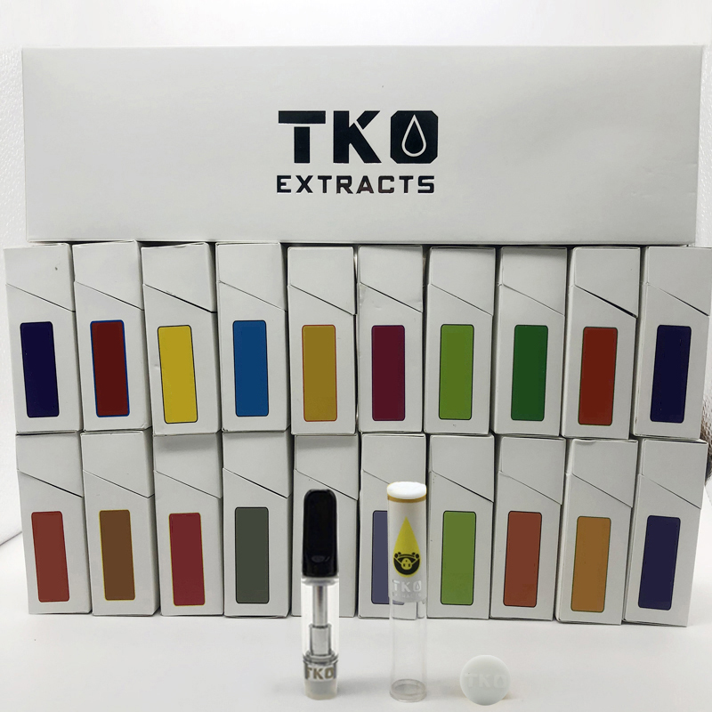 TKO Extracts Vape Cartridges Empty Vape Pens 510 Ceramic Oil Cartridges 0.8ml E Cigarettes Vapes Carts Vaporizer with Packaging Box
TKO Extracts Vape Cartridges Empty Vape Pens 510 Ceramic Oil Cartridges 0.8ml E Cigarettes Vapes Carts Vaporizer with Packaging Box