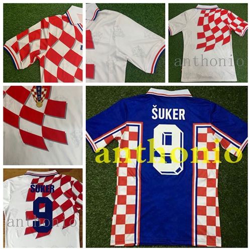 TOP 1998 RETRO FOOTBALL SHIRTS SUKER 9 BOBAN BILIC CLASSIC 98 VINTAGE Soccer jerseys thailand quality football shirt camiseta futbol maillot, 98 away šuker 9
TOP 1998 RETRO FOOTBALL SHIRTS SUKER 9 BOBAN BILIC CLASSIC 98 VINTAGE Soccer jerseys thailand quality football shirt camiseta futbol maillot, 98 away šuker 9