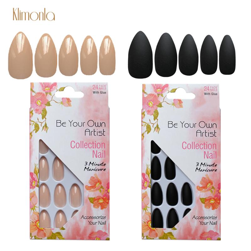24Pcs/set Matte Black Faux Ongles Long Stiletto Artificial Fake Nails With Glue Sticker Full Cover Press On Plastic False Nails, M277
24Pcs/set Matte Black Faux Ongles Long Stiletto Artificial Fake Nails With Glue Sticker Full Cover Press On Plastic False Nails, M277