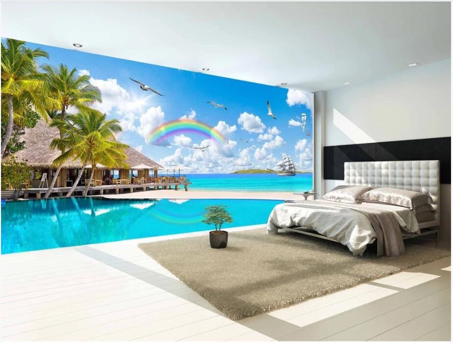 3d wallpaper custom photo mural Beautiful seascape rainbow island coconut tree landscape home decor living room wallpaper for walls 3 d, Non-woven wallpaper
3d wallpaper custom photo mural Beautiful seascape rainbow island coconut tree landscape home decor living room wallpaper for walls 3 d, Non-woven wallpaper