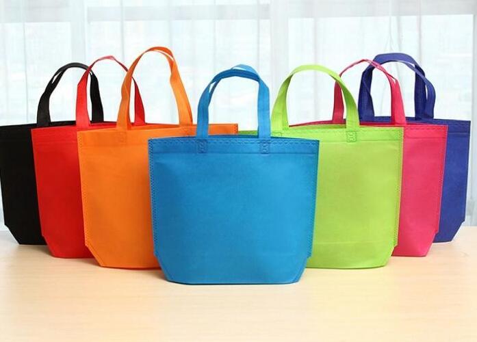 26cm*33cm manufacturer custom-made off-the-shelf non-woven bag carry shopping bag blank environmental protection bag can print logo