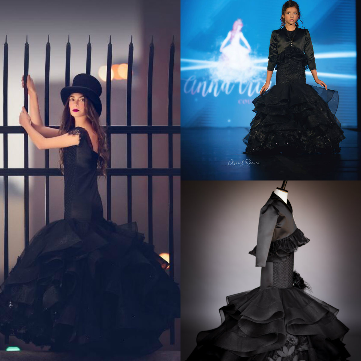 Black Mermaid Girls Pageant Dresses With Jacket Lace Appliqued Tiered Skirts Flower Girl Dress For Wedding Birthday Wear Kids Formal Wear, Champagne
Black Mermaid Girls Pageant Dresses With Jacket Lace Appliqued Tiered Skirts Flower Girl Dress For Wedding Birthday Wear Kids Formal Wear, Champagne