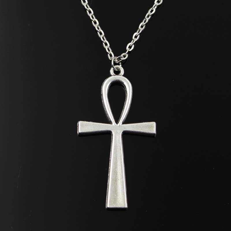 Simple Classic Fashion Cross Egyptian Ankh Life Symbol Antique Silver Color Pendant Short Long Chain Necklaces Jewelry For Women
Simple Classic Fashion Cross Egyptian Ankh Life Symbol Antique Silver Color Pendant Short Long Chain Necklaces Jewelry For Women