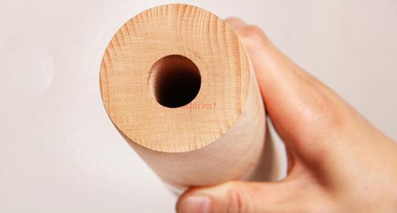 hot Non-stick Flour Stick Wood Rolling Pin Wood Roller Handle Solid Wood Handle Roller Food Silicone Quality
