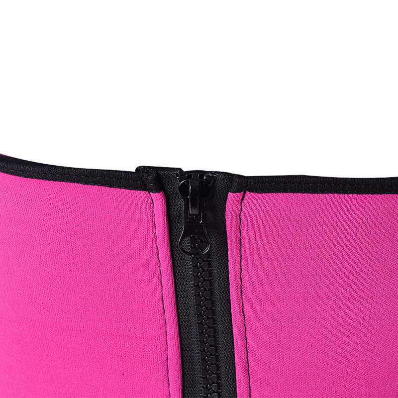 2020 Women Vest Neoprene Corset Zippered Workout Sauna Suit Waist Cincher Trainer Hot Shaperwear Body Waist Support Slim