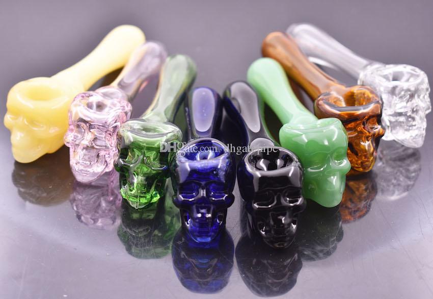 Thickness 3.8inch Skull Tobacco Glass pipe Spoon Smoking Pipes Mini glass spoon Pipes Water Pipe Hand tobacco spoon Pipes for dry herb
Thickness 3.8inch Skull Tobacco Glass pipe Spoon Smoking Pipes Mini glass spoon Pipes Water Pipe Hand tobacco spoon Pipes for dry herb